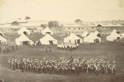 Ritratto di Gruppo del Battaglione dei Marines Reali da Felice Beato