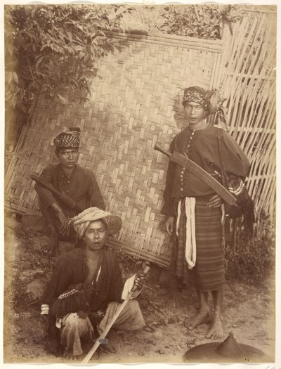Gruppo di Kachin da Felice Beato