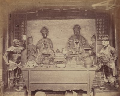 Casa del Quartier Generale, Prima Divisione, Pehtang, Cina da Felice Beato