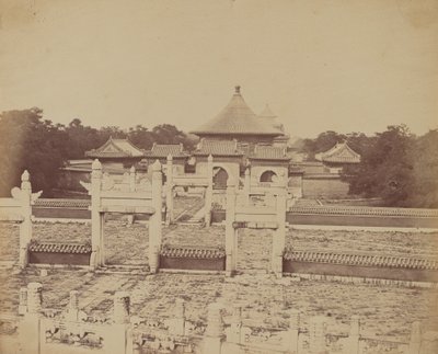 Interno e archi del Tempio del Cielo dove l