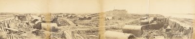 Interno del Forte Nord Taku dopo la sua cattura il 21 agosto 1860 da Felice Beato