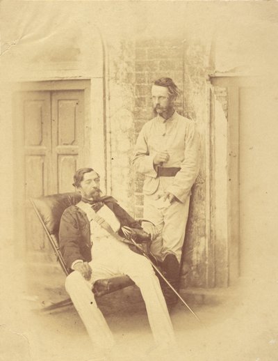 Maggior Generale Sir Robert Napier e Tenente Colonnello William Wilberforce Harris Greathed, Bengal da Felice Beato
