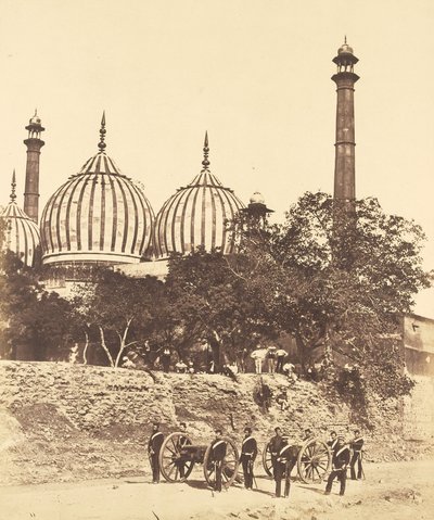 Moschea alla Porta Khyratee da Felice Beato