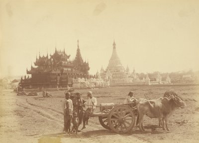 Pagoda e Kyaung Costruiti dal Capitano della Guardia del Corpo di Re Thibaw Min da Felice Beato