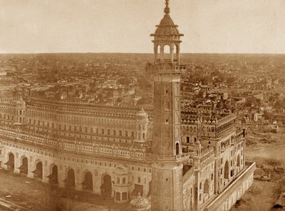 Panorama di MachiBoran, Lucknow da Felice Beato