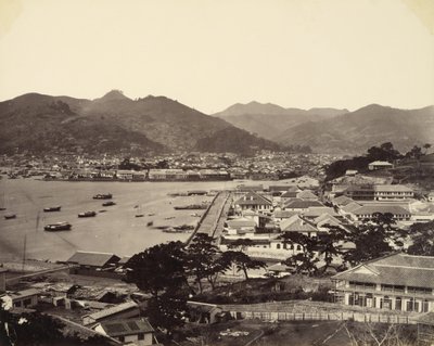 Vista Panoramica Parziale di Nagasaki da Felice Beato