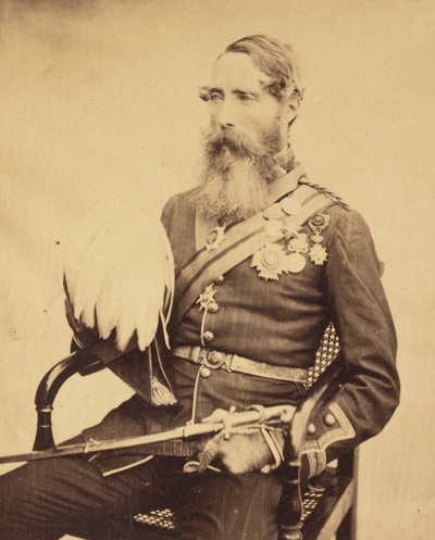 [Ritratto del Generale di Brigata Sir Charles Van Straubenzee] da Felice Beato