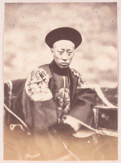 Principe Gong Qinwang della Cina, 1860 da Felice Beato