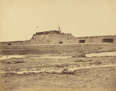 Retro del Forte Nord che mostra la ritirata dell