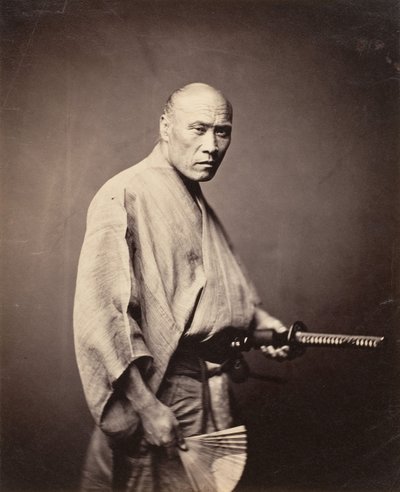 Samurai, Yokohama, 1864-65 da Felice Beato