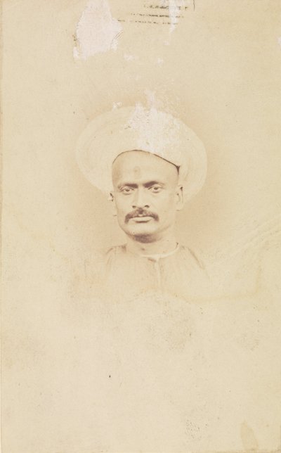 Sir Dinkur Rao, Primo Ministro del Maharaja di Gwalior da Felice Beato