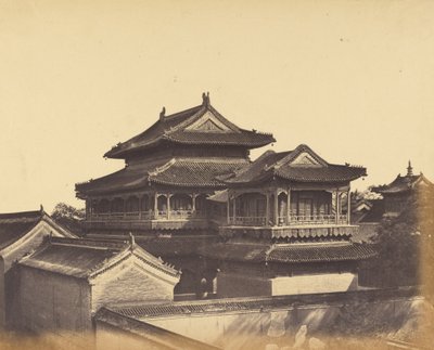 Tempio di Confucio, Pechino, ottobre 1860 da Felice Beato