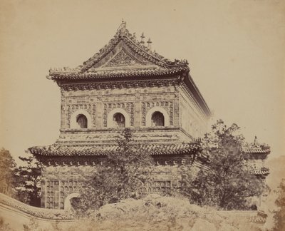 Il Grande Palazzo Imperiale di Porcellana Yuen Min Yuen, Pechino, 18 ottobre 1860 da Felice Beato