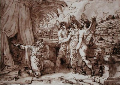 Abramo e gli angeli da Felice Giani