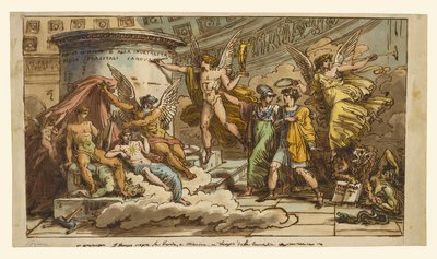 Allegoria sulla vita di Canova da Felice Giani
