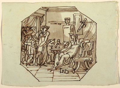 Cornelia, Madre dei Gracchi, Palazzo Cavina, Faenza da Felice Giani