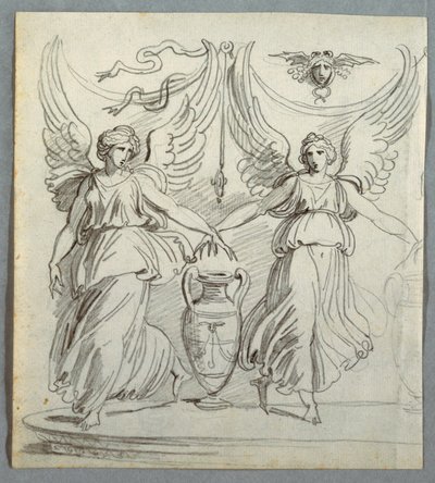 Fregio con baccanti da Felice Giani