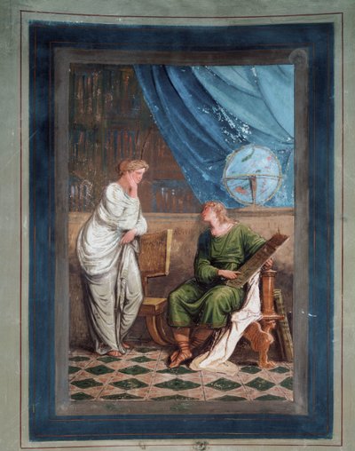 Astronomo tedesco Johannes Kepler (affresco) da Felice Giani
