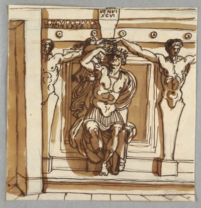 Goffredo di Buglione, dopo Giulio Romano e Raffaello Sanzio da Felice Giani