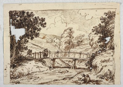 Paesaggio con ponte da Felice Giani