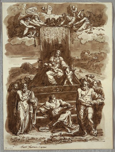 Madonna in trono da Felice Giani