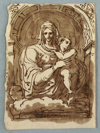 Madonna con bambino da Felice Giani