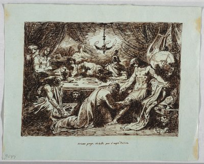 Priamo nella tenda di Achille da Felice Giani