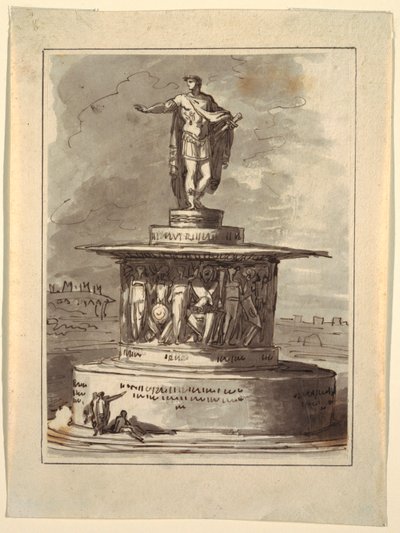 Progetto per un monumento per Foro Bonaparte, Milano, 1800 da Felice Giani