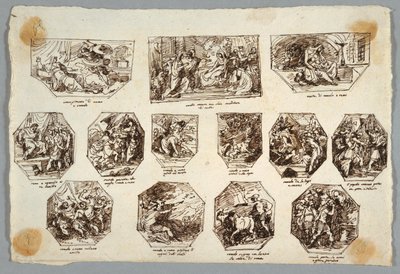 Romolo e Remo, Tredici Dipinti per la Sala delle Origini di Roma, Faenza da Felice Giani