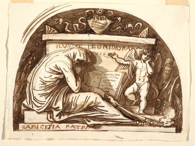 Monumento sepolcrale per Leonida Spada da Felice Giani