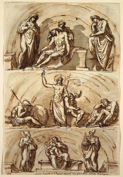Studi dopo i lunotti da Felice Giani