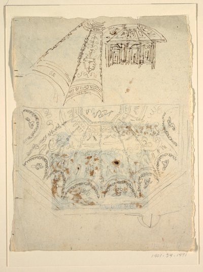 Studio per la Sala di Apollo, Palazzo Milzetti, Faenza da Felice Giani