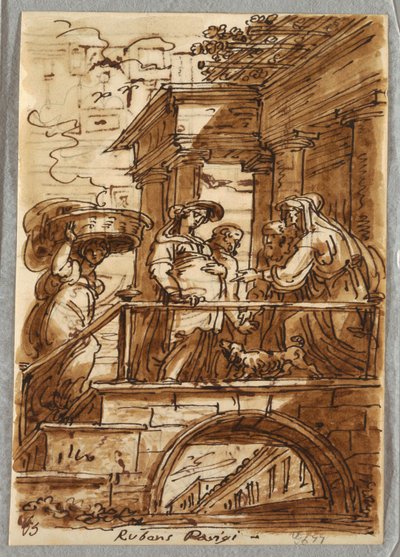 Studio della Visitazione, dopo Peter Paul Rubens da Felice Giani