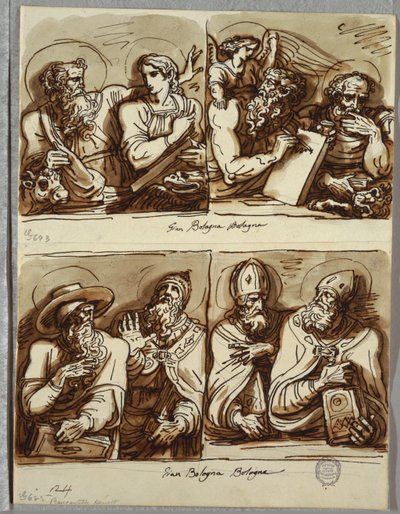 I quattro evangelisti, studio dopo Giambologna da Felice Giani