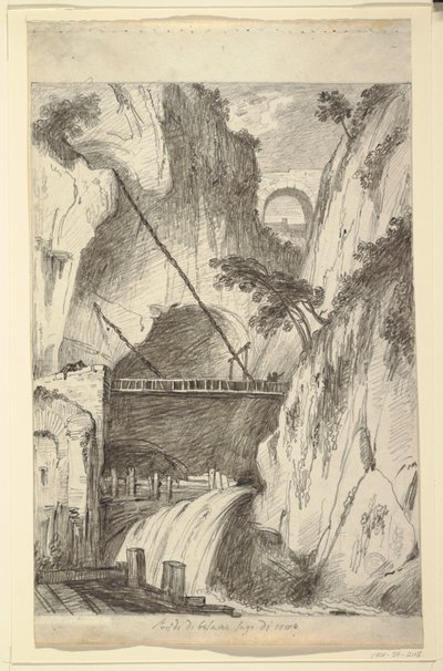 Il Burrone di Bellano, vicino al Lago di Como da Felice Giani
