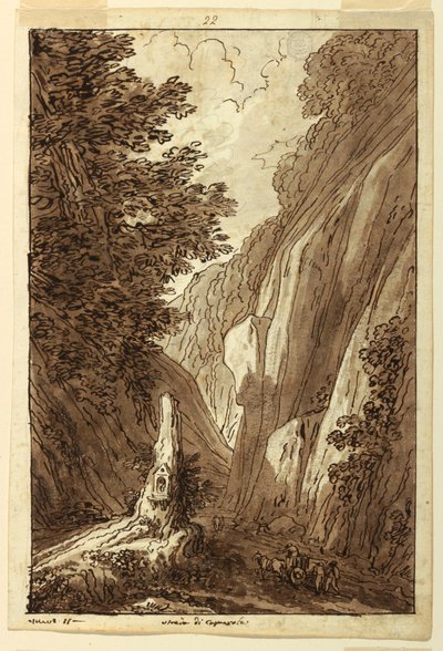 La strada per Caprarola da Felice Giani