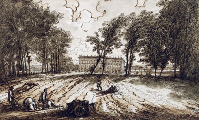 Veduta di Villa Aldini a Montmorency da Felice Giani