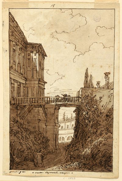 Villa Farnese: nel fossato di Caprarola da Felice Giani