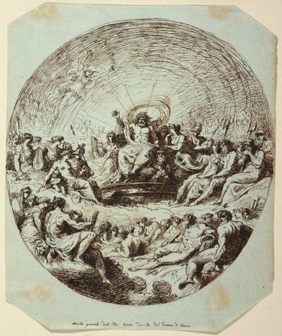 Zeus decide il destino di Troia, Palazzo Gessi, Faenza da Felice Giani