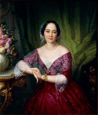 Ritratto di Anne Opulich di Felice Schiavoni da Felice Schiavoni