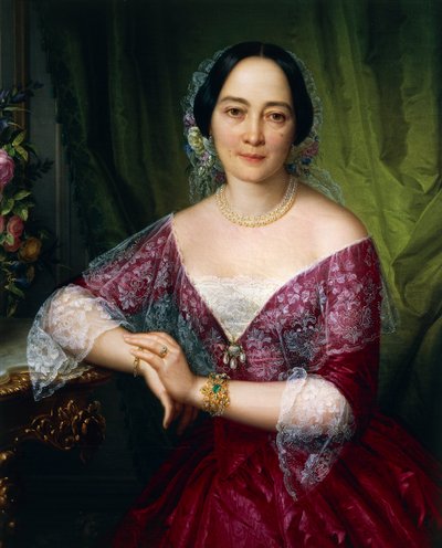 Ritratto di Anne Opulich da Felice Schiavoni