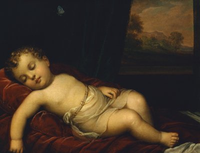 Bambino che dorme da Felice Schiavoni