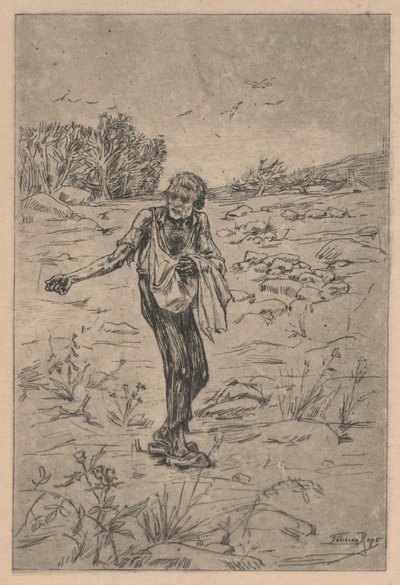 Il seminatore di parabole da Félicien Rops