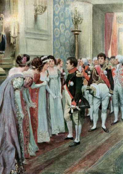 Una ricezione alle Tuileries da Felicien baron de Myrbach Rheinfeld
