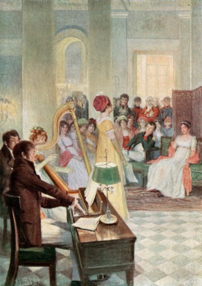 Una serata a Malmaison da Felicien baron de Myrbach Rheinfeld