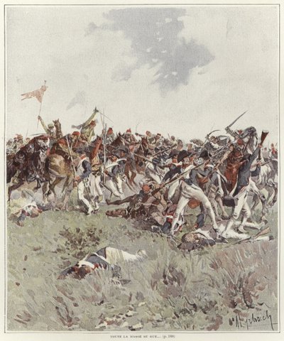 Una battaglia della guerra rivoluzionaria francese da Felicien baron de Myrbach Rheinfeld