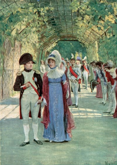 Napoleone e Maria Luisa a Compiègne da Felicien baron de Myrbach Rheinfeld