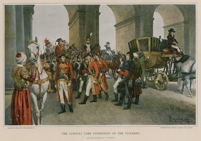 I consoli prendono possesso delle Tuileries da Felicien baron de Myrbach Rheinfeld