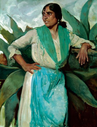 Donna gitana, c.1929 da Felipe Abarzuza y Rodriguez de Arias