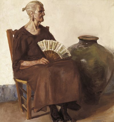 Donna seduta, XX secolo da Felipe Abarzuza y Rodriguez de Arias